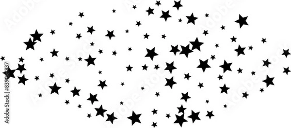 Obraz Starry textured effect. Horizontal border