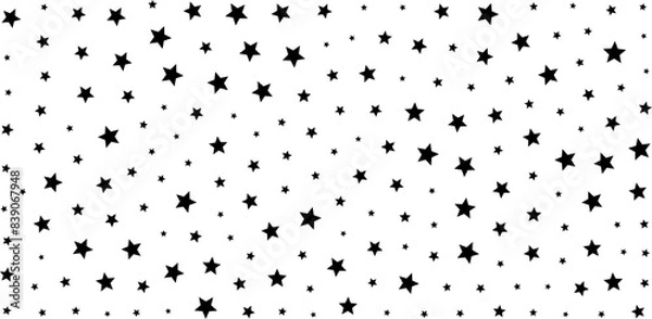 Fototapeta Starry textured effect. Horizontal background