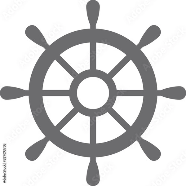 Obraz ship steering wheel