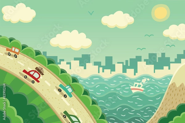 Obraz Weekend trip away from the city