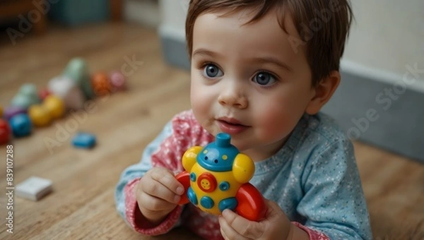 Fototapeta The ethical implications of a society where sentient toys are treated as disposable commodities ai_generated