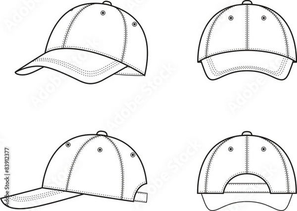 Fototapeta Baseball cap