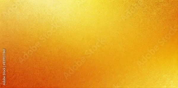 Fototapeta Bright yellow-orange gradient background with a subtle grunge texture.