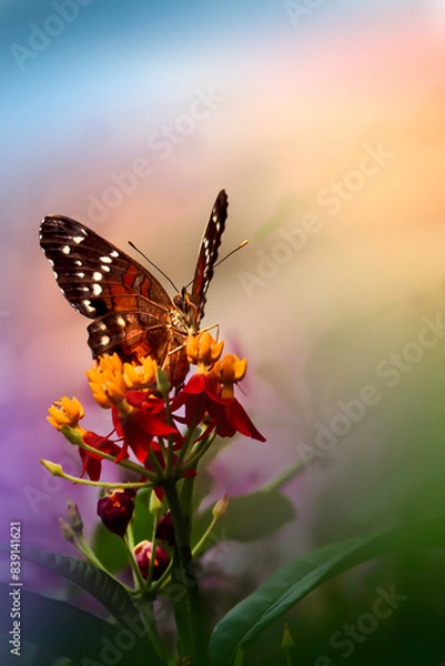 Obraz Kolorowy motyl