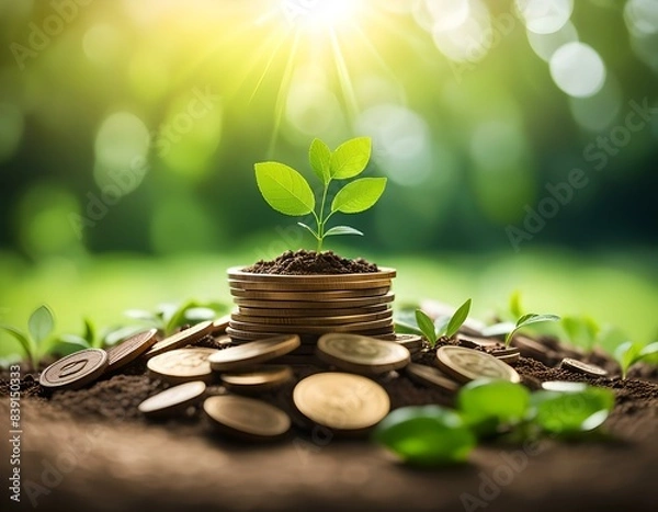 Obraz Petite Plante et argent