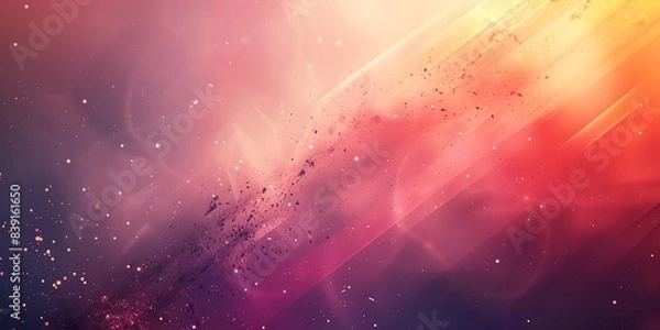 Fototapeta colorful background with a lot of bubbles and stars in it