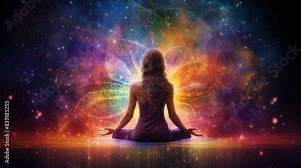 Obraz Energy woman, healing feminity