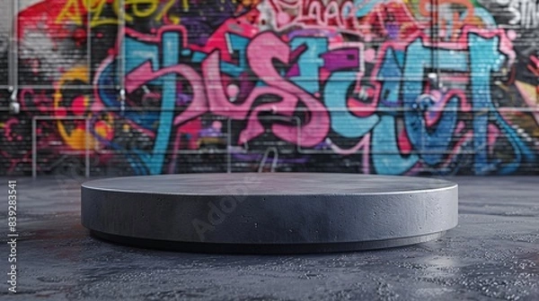 Fototapeta display podium on art background