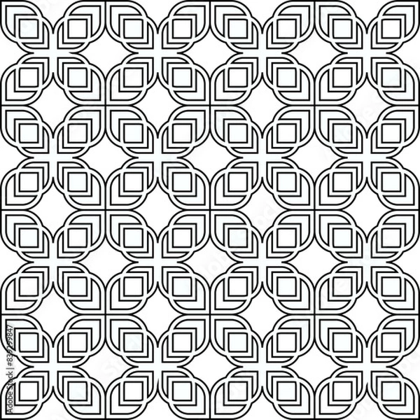 Fototapeta Batik Geometric Seamless Patterns Collection