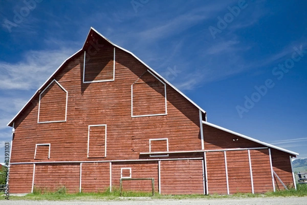 Fototapeta Red Barn