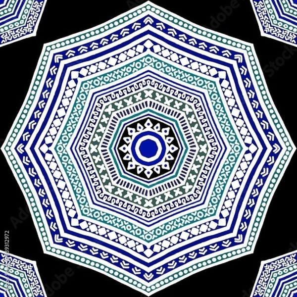 Fototapeta Lace pattern mandala design 