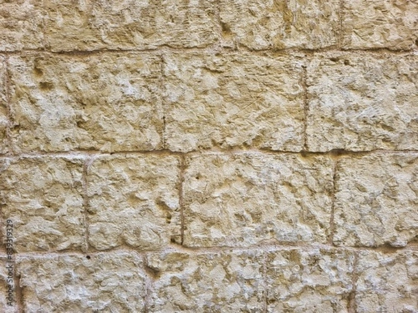 Obraz Rock texture background. Tree bark background. Old rustic freestone wall looks like an abstract background. Abstract brown background texture cement. Rough cement wall. Abstract wall. Stone surface