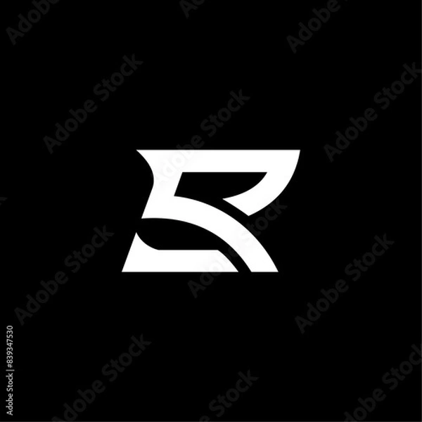 Obraz Sr Monogram Logo