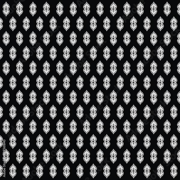 Obraz creative background design with a floral theme with the traditional motif