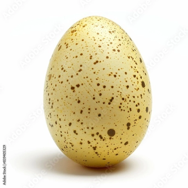 Fototapeta Close-up of Eggcorn on White Background, Fresh Isolated Seed with Copy Space for Text or Design Concept