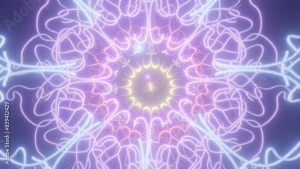 Fototapeta 曼荼羅 マンダラ 光のアート