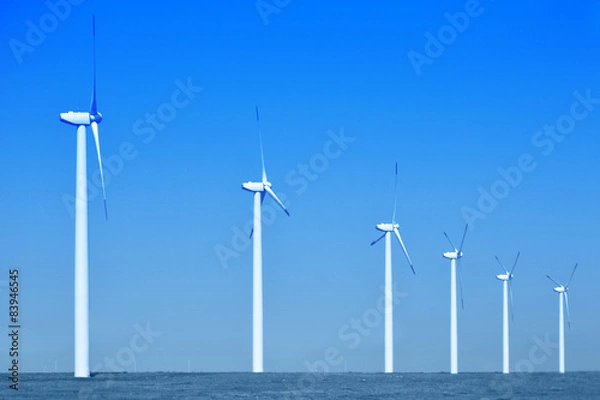 Obraz Wind turbines