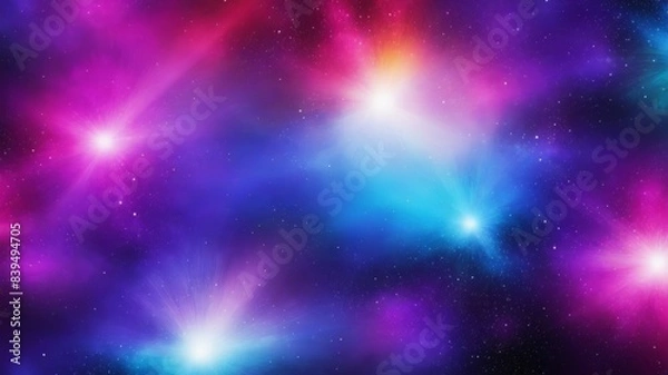 Obraz pink-blue sunbursts, background