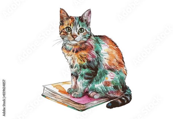 Obraz Cute Cat Clipart