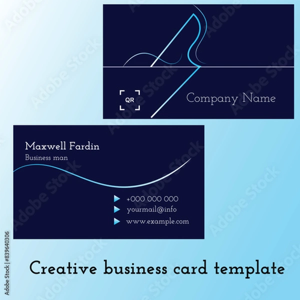 Obraz creative business card template