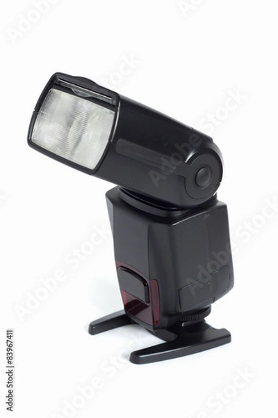 Fototapeta  Flash isolated white background