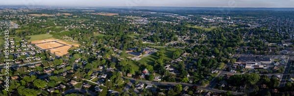 Obraz Aerial Panoramic View of North Lebanon Pennsylvania