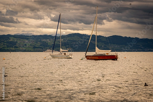 Obraz boats on the sea