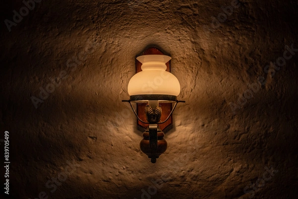 Obraz old wall lamp