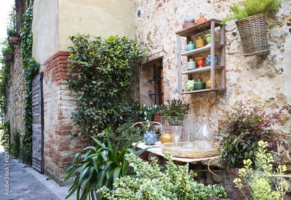 Obraz Monteriggioni, Tuscany, Italy.