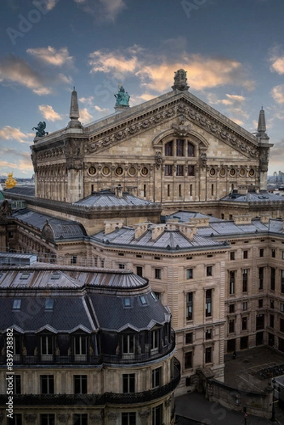 Obraz Some buildings in Paris.