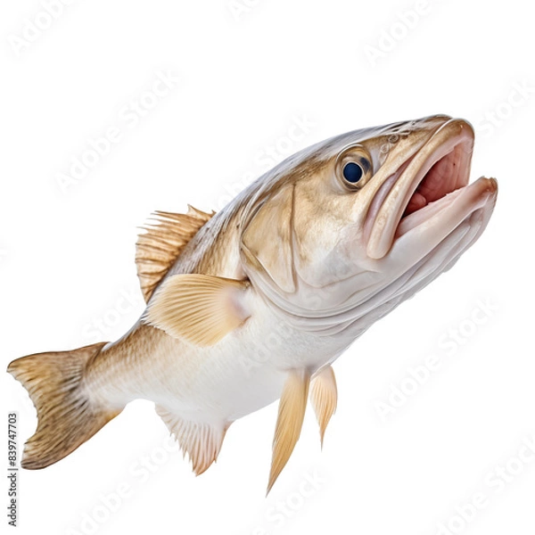 Fototapeta fish isolated on white background