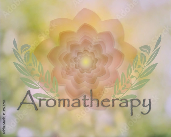 Fototapeta Natural background aromatherapy