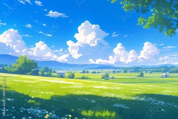 Fototapeta Idyllic natural environments for your creative work