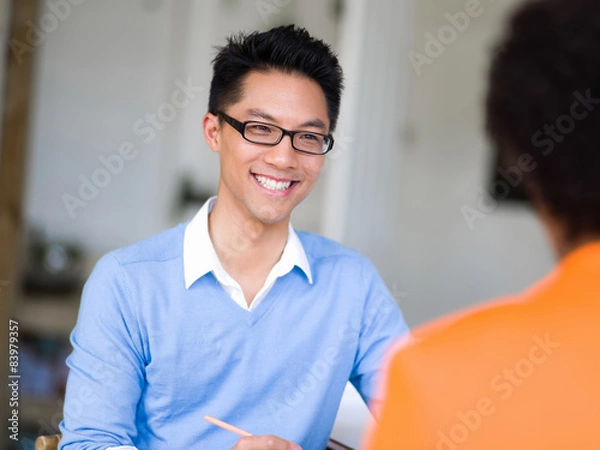 Obraz I am ready to answer your questions