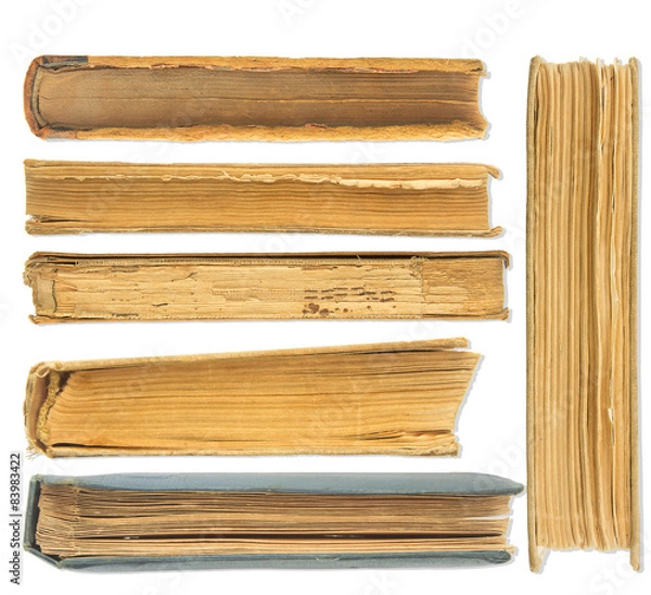 Obraz Six vintage books