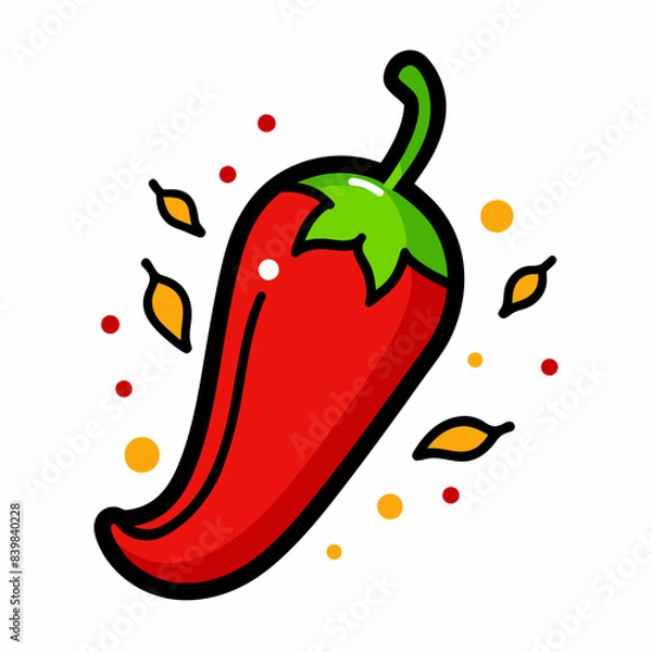 Obraz red hot chili pepper