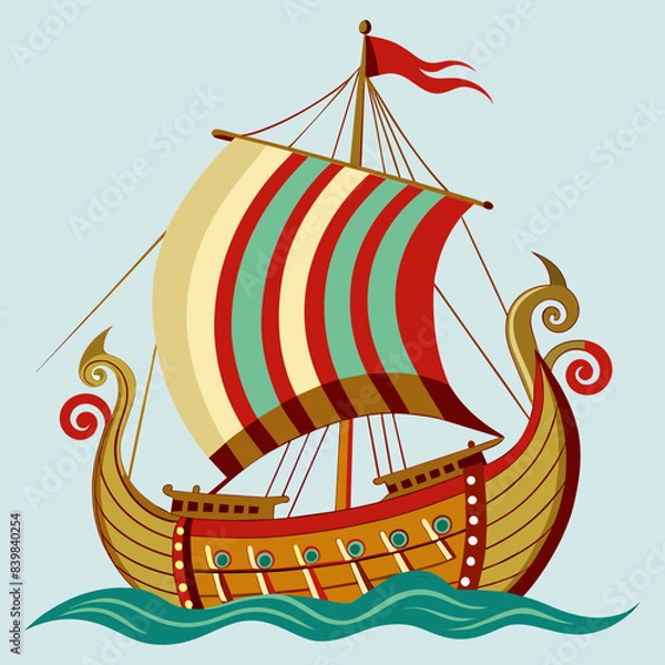 Obraz ship on the sea