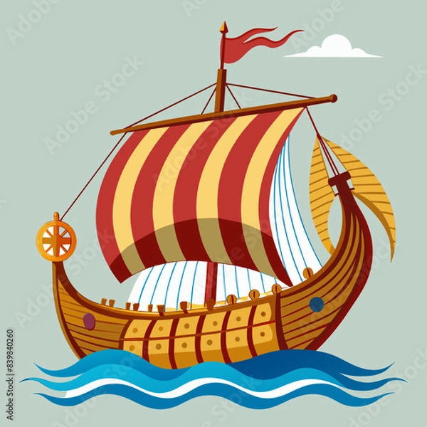 Obraz ship on the sea