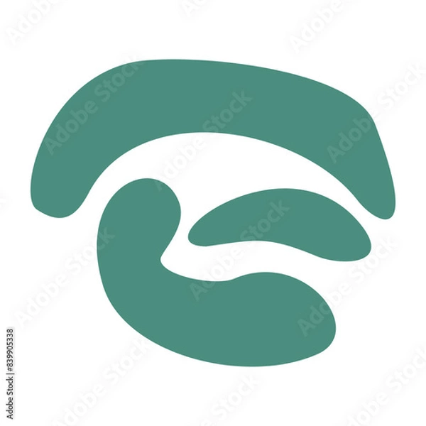 Obraz Organic Abstract Shape