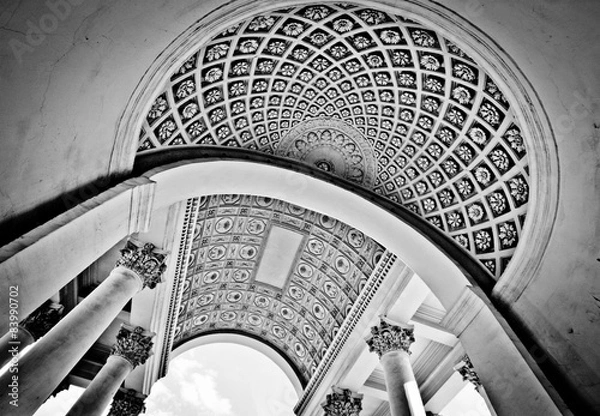 Obraz Black and white dome