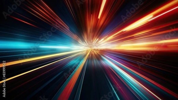 Obraz speed motion light