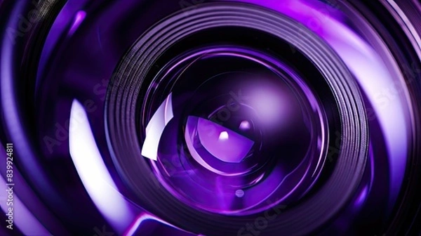 Fototapeta up purple camera