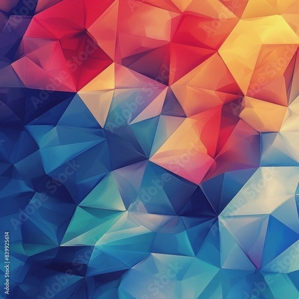 Obraz Polygon Background Design