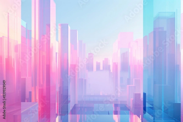 Obraz Crystal Cityscape