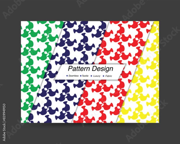 Obraz Unique and Modern pattern design template. Formal and futuristic vector Pattern  design template. 