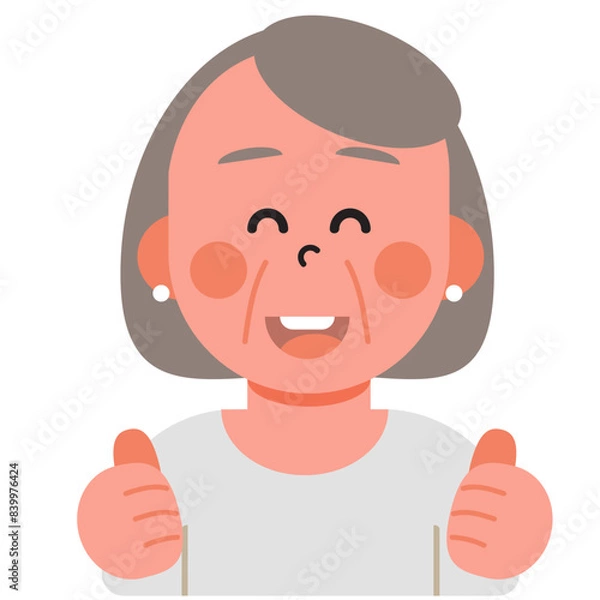 Fototapeta Happy Elderly 