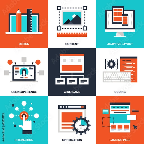 Fototapeta Web Development