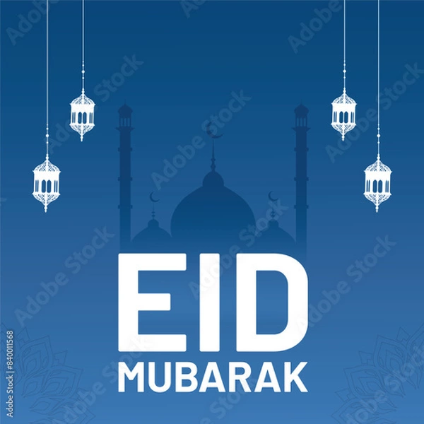 Obraz Eid Mubarak Social Media post Design 
