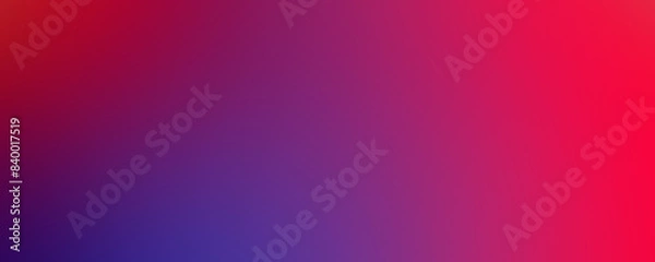 Fototapeta Blurred dark red and blue colour gradient background banner
