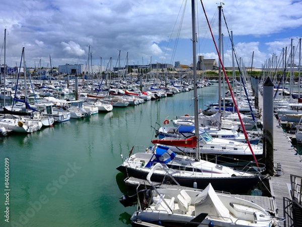 Obraz Marina Olona of Les Sables d'Olonne, commune in the Vendée department in the Pays de la Loire region in western France